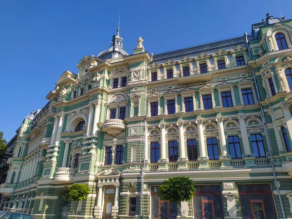 Odessa Ukraine August 2021 Altes Fassadengebäude Haus Von Rusov Sobor — Stockfoto