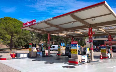 Nice, France - September 27, 2025: Totalenergies gas station. TotalEnergies SE is a French multinational integrated energy and petroleum company founded in 1924.