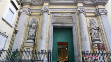 Naples, Italy - September 21, 2025: Late 16th century church dedicated to Saints Philip and James or Santi Filippo e Giacomo is a Renaissance-style, Roman Catholic church in Naples