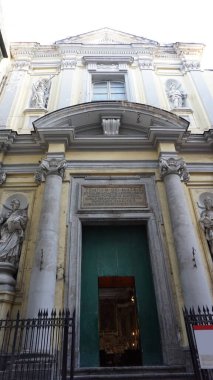 Naples, Italy - September 21, 2025: Late 16th century church dedicated to Saints Philip and James or Santi Filippo e Giacomo is a Renaissance-style, Roman Catholic church in Naples