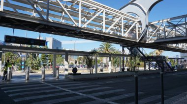 Nice, France - September 27, 2025: Terminal 1 of international Nice airport at Nice, France on September 27, 2025