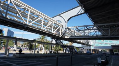 Nice, France - September 27, 2025: Terminal 1 of international Nice airport at Nice, France on September 27, 2025