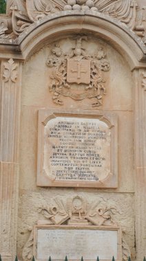 Valletta, Malta - 24 Eylül 2025: Malta hükümetini yöneten Tümgeneral Pigot 'un sekreteri Arthur Baines burada yatıyor