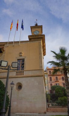 İspanyol adası Majorca 'da Palma şehrinde teselliye della mar binası