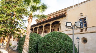 İspanyol adası Majorca 'da Palma şehrinde teselliye della mar binası