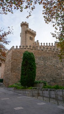 Almudaina Kraliyet Sarayı, 13.-21. yüzyıllar. Palma, Mallorca, İspanya 'daki Balear Adaları