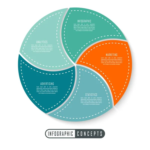 Infographic zaman çizelgesi şablonu grafik, diyagram, web tasarımı, sunum, reklamcılık ve tarih için kullanılabilir. Vektör bilgi gösterimi