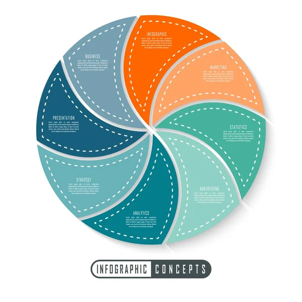 Infographic zaman çizelgesi şablonu grafik, diyagram, web tasarımı, sunum, reklamcılık ve tarih için kullanılabilir. Vektör bilgi gösterimi