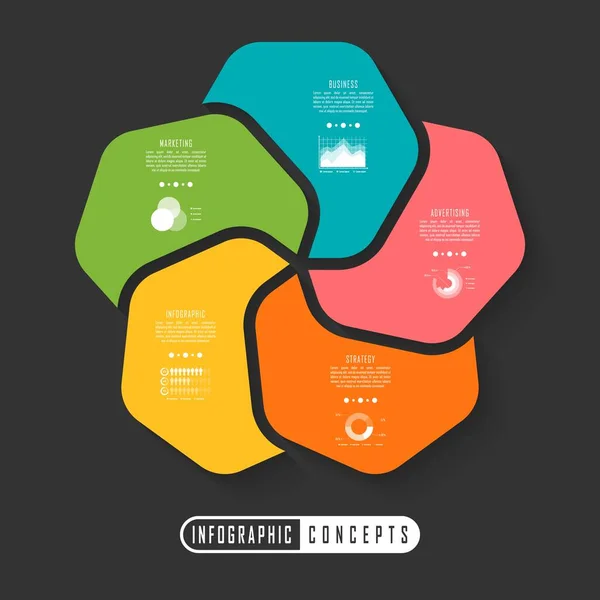 Infograficzny Szablon Osi Czasu Może Być Wykorzystywany Wykresu Diagramu Projektowania — Wektor stockowy