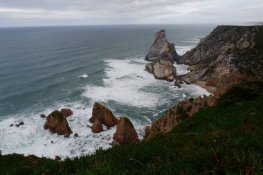 Deniz kıyısının güzel manzarası