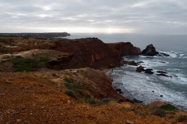 Deniz kıyısının güzel manzarası