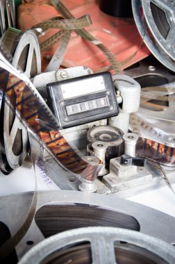 görüntüleri counter kameralar ve diğer malzemenin maruz