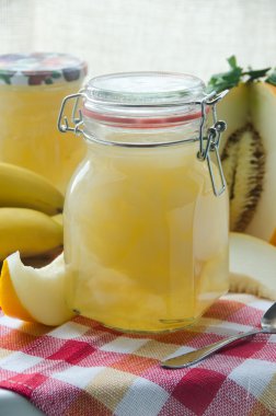 karpuz reçeli Cam Kavanoz kaşık