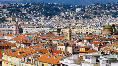 En iyi görünüm güzel eski şehir, Fransa