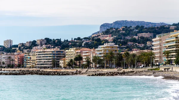 Mediterrâneo no sul da França, Menton — Fotografia de Stock