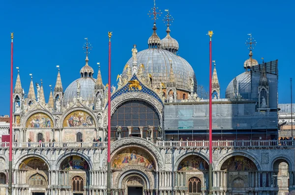 Basilica di San Marco vista da Piazza San Marco — Foto Stock