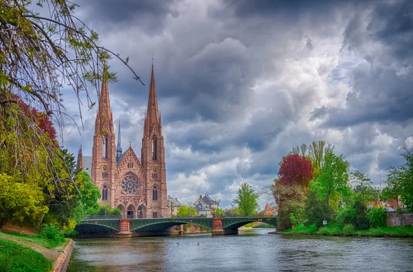 Saint Pauls church w Strasburgu — Zdjęcie stockowe