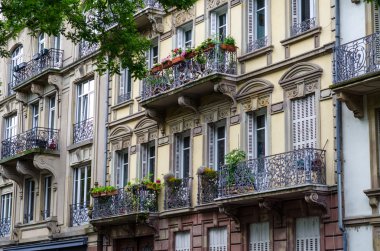Strazburg Caddesi üzerinde cephe mimarisi