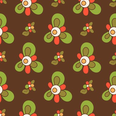Dikişsiz çiçek desen tasarım