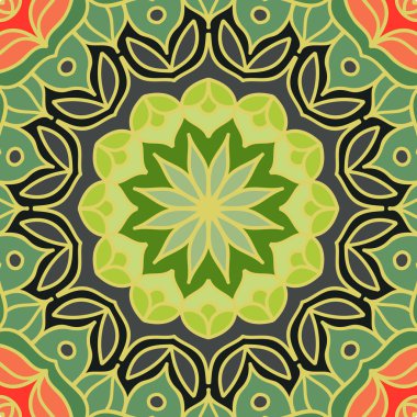 Renk Mandala. Örnek arka plan