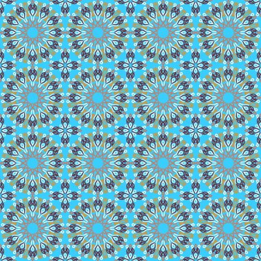 Seamless modeli. Soyut süsleme