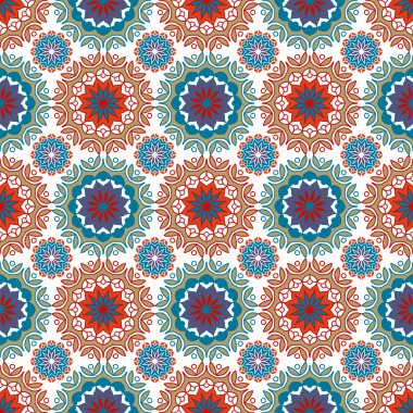 Seamless modeli. Soyut süsleme