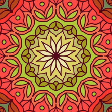 Renk Mandala. Örnek arka plan