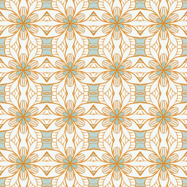 Seamless modeli. Soyut çiçek