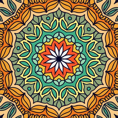 Renk Mandala. Örnek arka plan