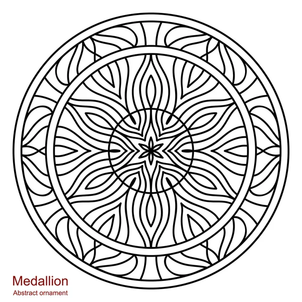 Medallón étnico Mandala . — Archivo Imágenes Vectoriales