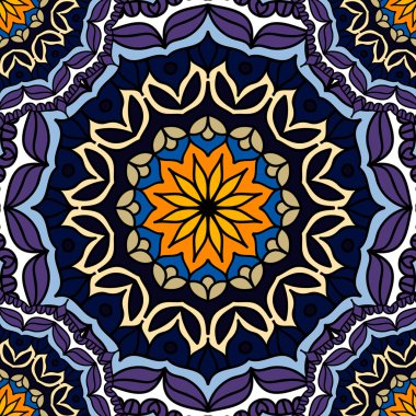 Renk Mandala. Örnek arka plan