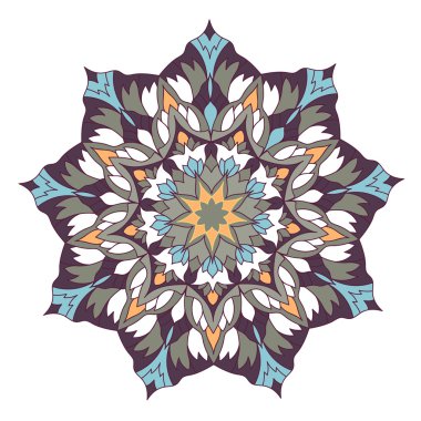 Renk Mandala. Örnek arka plan