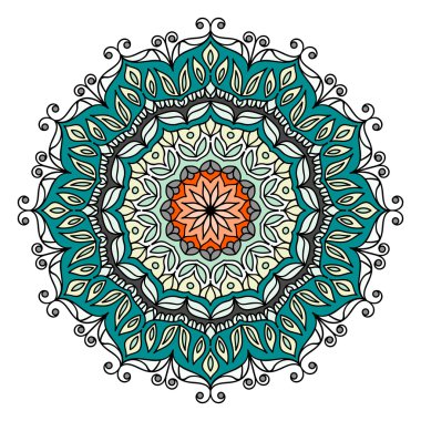 Renk Mandala. Örnek arka plan