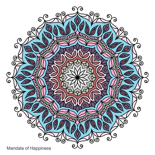 Färg Mandala. Provet bakgrund — Stock vektor