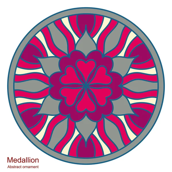 Medallón étnico Mandala . — Archivo Imágenes Vectoriales