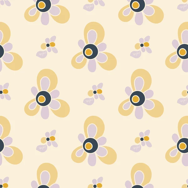 Modèle floral sans couture pour patchwork — Image vectorielle