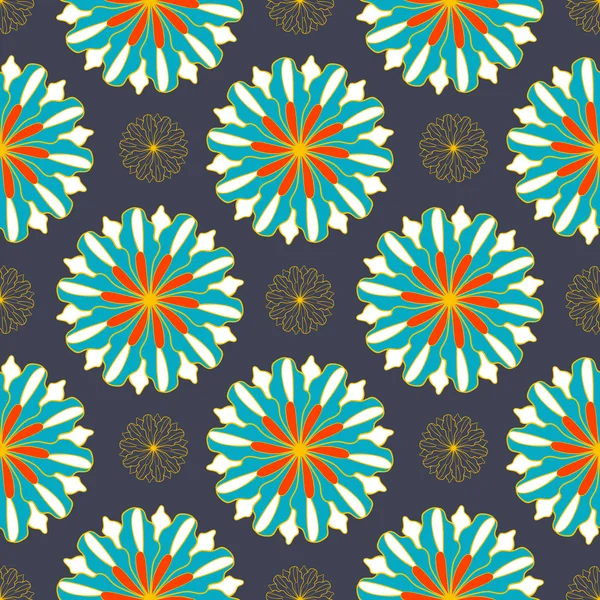 Motif floral sans couture pour la conception — Image vectorielle