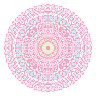 Renk Mandala. Örnek arka plan