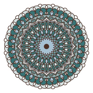 Renk Mandala. Örnek arka plan