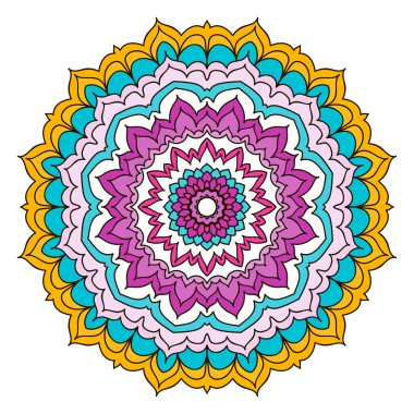 Renk Mandala. Örnek arka plan