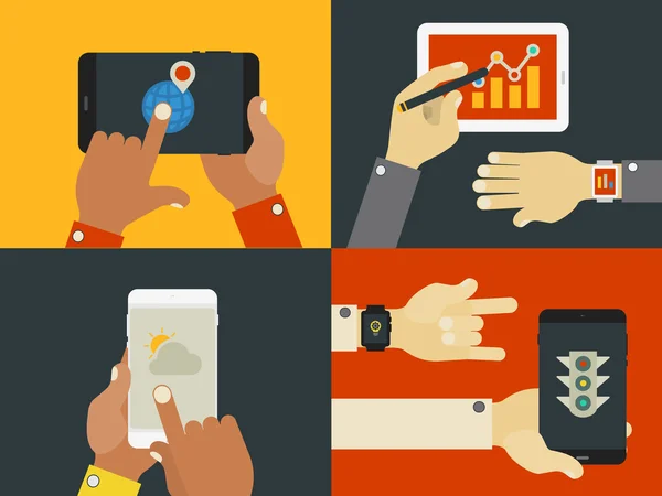 Düz tasarım çizimler 