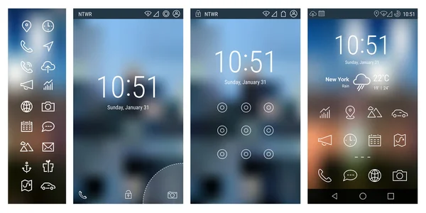 Düz Tasarım Web sitesi şablonu