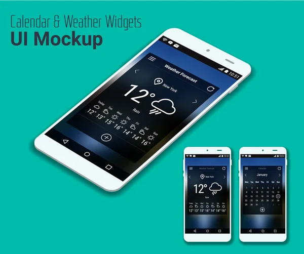 Mobil UI smartphone mockup
