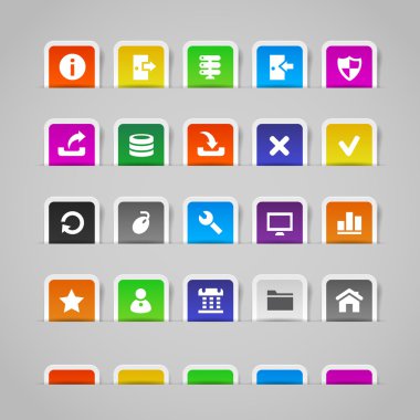 Sunucu Icons set