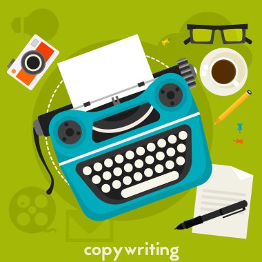 Copywriting kavramı afiş.