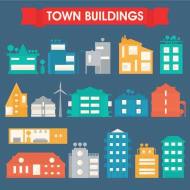 Binalar ve evler koleksiyonu