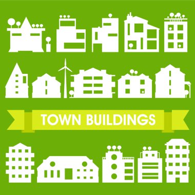 Kasaba ve şehir binaları 