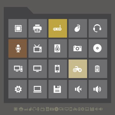 bilgisayar simgeler kümesi
