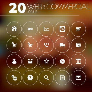 Web ve ticari simgeler 