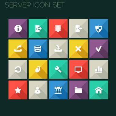 Sunucu Icons set